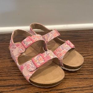 Cat and Jack Floral Sandal, Little Girls Size 8